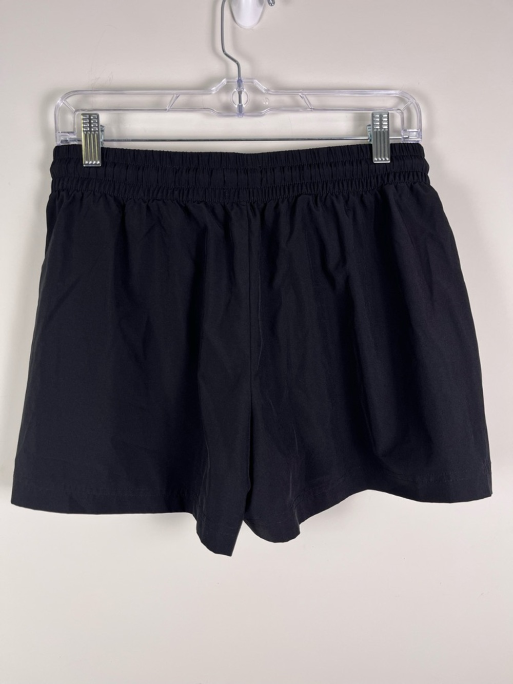 Lou & Grey Women's Black Drawstring Athletic Shorts Size Small Gym Neutral Basic - Picture 3 of 9